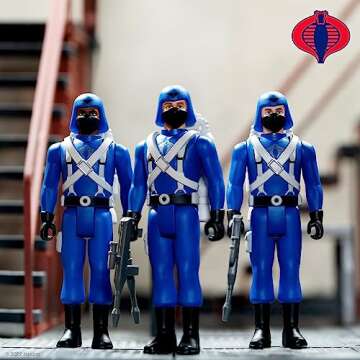 Super7 G.I. Joe Pyramid of Darkness Pack with Snake Eyes, Shipwreck, Snakelings, and Cobra Security Robot - (6-Pack) 3.75" GI Joe Action Figures with Accessories Collectibles and Retro Toys