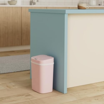 Ninestars Touchless Motion Sensor Trash Can for Home