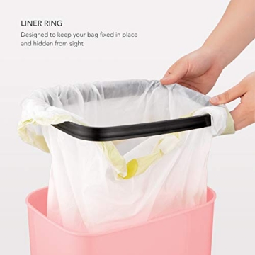 Ninestars Touchless Motion Sensor Trash Can for Home