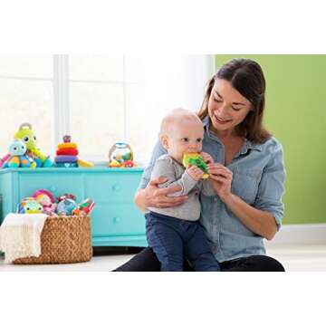 Lamaze John Deere Corn Massaging Baby Teether - John Deere Baby Teething Toy - Newborn Toys for Baby...