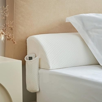 Jakoola Bed Wedge Pillow for Headboard Gap - Memory Foam