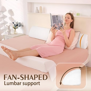 Jakoola Bed Wedge Pillow - Memory Foam Bed Gap Filler