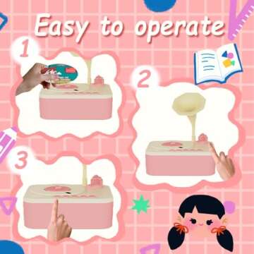 Retysaz Kids Phonograph 96 Story Cards Early Learning Toy