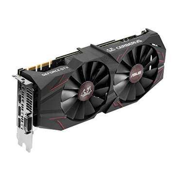 ASUS Cerberus GeForce GTX 1070 Ti 8GB GDDR5 Advanced Edition VR Ready DP HDMI DVI Gaming Graphics Card (CERBERUS-GTX1070TI-A8G) (Renewed)