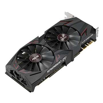 ASUS Cerberus GeForce GTX 1070 Ti 8GB GDDR5 Advanced Edition VR Ready DP HDMI DVI Gaming Graphics Card (CERBERUS-GTX1070TI-A8G) (Renewed)