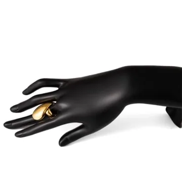 Rrdaily Chunky Gold Stacking Rings - Dainty Yet Durable