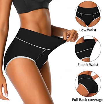 Annenmy Plus Size Women’s High Waisted Briefs