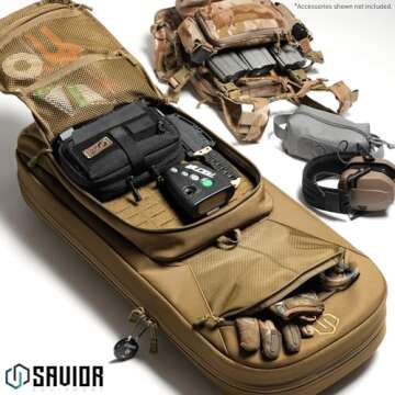 Savior Covert Tactical Gun Bag for Secure Firearm Storage