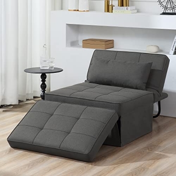 BIGSYY 4-in-1 Multi-Function Sofa Bed - Convertible Ottoman for Modern Living