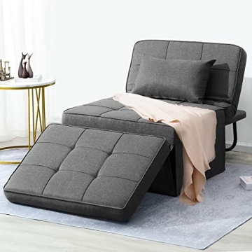 BIGSYY 4-in-1 Multi-Function Sofa Bed Convertible Ottoman