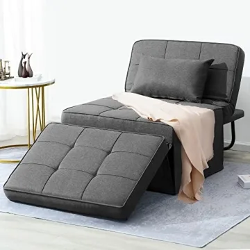 BIGSYY 4-in-1 Multi-Function Sofa Bed Convertible Ottoman