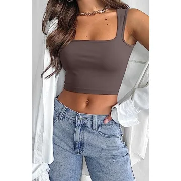Meyeeka Women's Summer Crop Tops - Sexy & Comfortable
