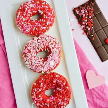 Sweets Indeed Sprinkles, Valentines Day Edible Sprinkle Mix, Heart Shapes, Perfect for Cake Decorations, Baking, Ice Cream, Cookies, Cupcake Topper, 4 ounces (Pretty in Pink)