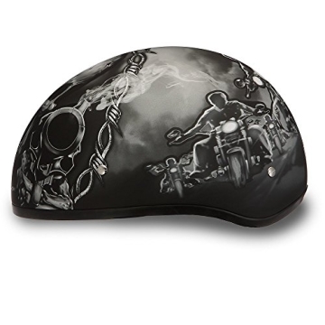 Daytona HELMETS Lightweight DOT Approved Half Helmet