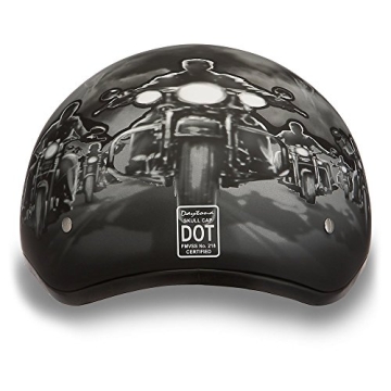 Daytona HELMETS Lightweight DOT Approved Half Helmet