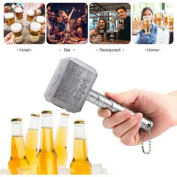 Lmaytech Beer Bottle Opener Gift for Him and Dad