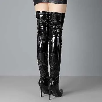 Kitulandy Elegant Thigh High Heels for Fashion Lovers