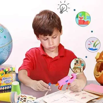 Liumai Hot Glue Gun Kit with 30 Glue Sticks for Crafting