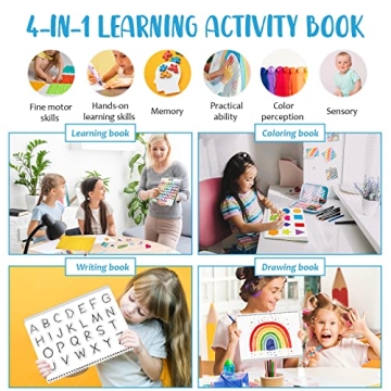 Interactive Busy Book for Toddlers | Montessori Learning Toy