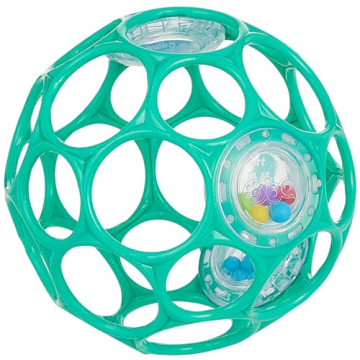 Bright Starts Oball Easy-Grasp Rattle Toy for Infants