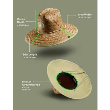 Stylish Straw Hat for Ultimate Sun Protection | UPF 50+