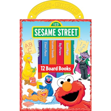 Sesame Street: A Delightful Set of 12 Engaging Board Books for Toddlers