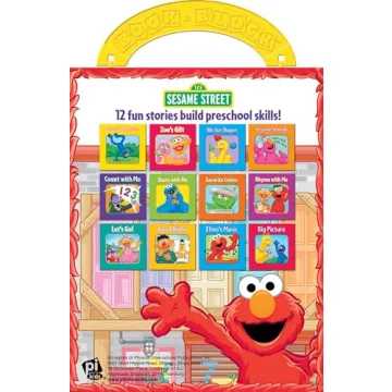 Sesame Street 12 Board Books for Early Readers and Fun