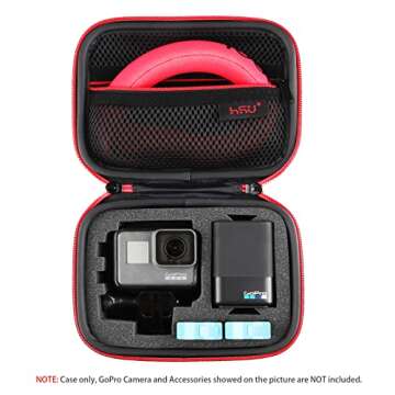 HSU Small Case for GoPro Hero Models Travel Friendly