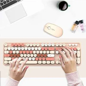 Stylish SADES V2020 Wireless Keyboard and Mouse Combo