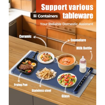 Buy Food Warming Mat with Heat Pad for Safe & Easy Meals