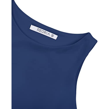 REORIA Sleeveless Halter Neck Tank Top for Stylish Women