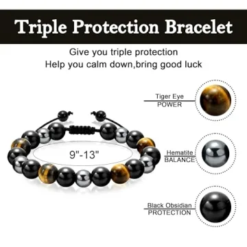 Inspirational Brother Bracelet - Triple Protection Gift