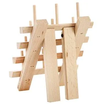 Tosnail 2 Pack 12 Spools Wooden Thread Holder, Small Thread Racks, Thread Organizer for Sewing, Braiding and Embroidery