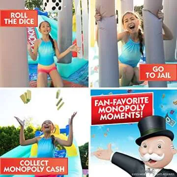 Hasbro Monopoly Splash Game – Mega Inflatable Water Park