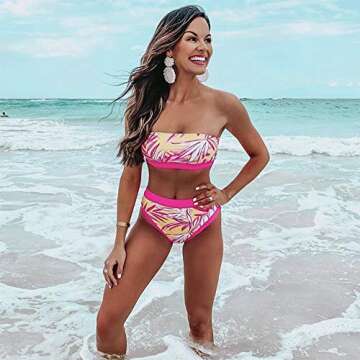 Statement Drop Earrings - White Bohemian Beaded Round Dangle Earrings Gift for Women