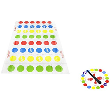 Hasbro Gaming Twister Ultimate: Bigger Mat, More Colored Spots, Family, Kids Party Game Age 6+; Compatible with Alexa (Amazon Exclusive)
