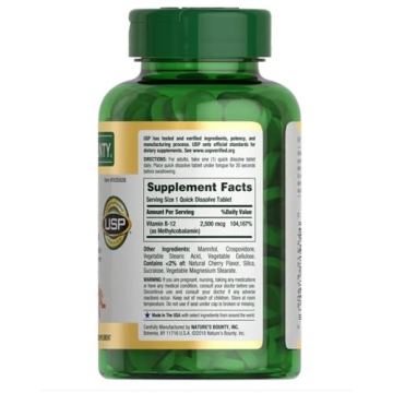 OProCyn B-12 2500 mcg Quick Dissolve Tablets - 300 Count