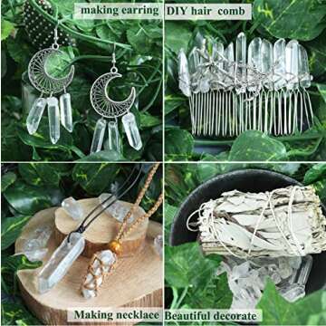 Quality Clear Quartz Crystal Points for Healing and Crafting
