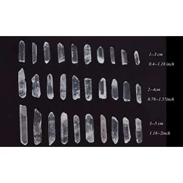 Quality Clear Quartz Crystal Points for Healing and Crafting