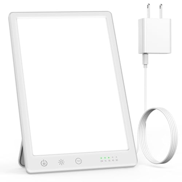 Fitfirst Light Therapy Lamp - 15000 Lux Simulated Sunlight with Adjustable Settings