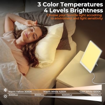 Portable Daylight Lamp for SAD Relief and Wellness