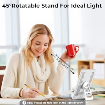 Portable Daylight Lamp for SAD Relief and Wellness
