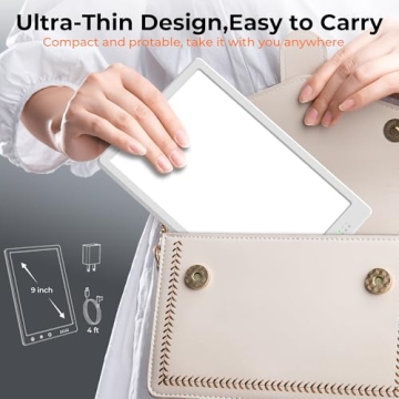 Portable Daylight Lamp for SAD Relief and Wellness