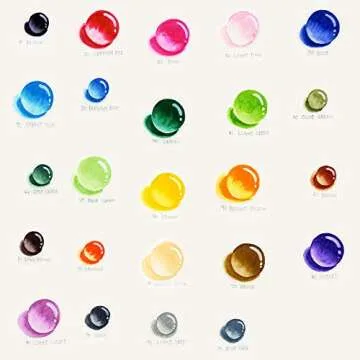 Kuretake ZIG Clean Color Real Brush Marker, 24 Colors with Flexible Brush Tips, Watercolor Pens for Painting, Drawing, Calligraphy and Brush Lettering for Artists and Beginner Painters, Made in Japan