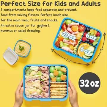 Fimibuke Kids Bento Lunch Box Set - Perfect for Back to School