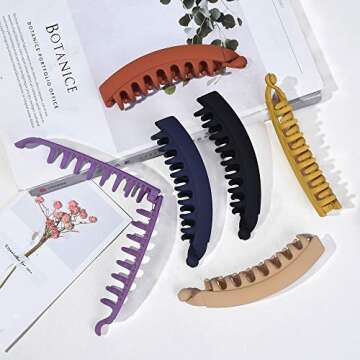 6 Banana Hair Clips for Effortless Hair Styling