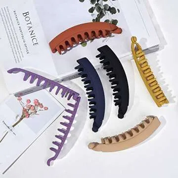 6 Banana Hair Clips for Effortless Hair Styling