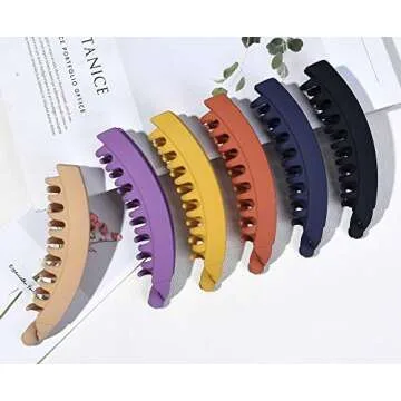 6 Banana Hair Clips for Effortless Hair Styling