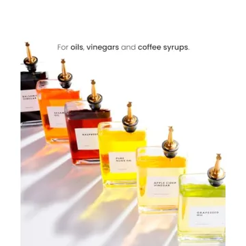 APT 1101 Elegant Olive Oil Dispenser Set for Kitchen