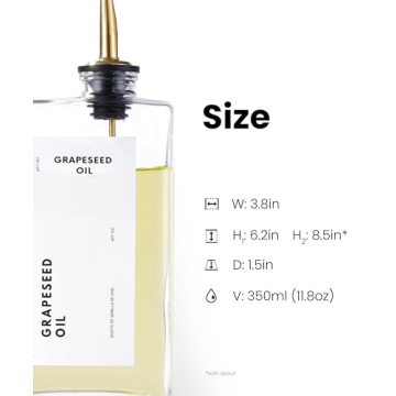 APT 1101 Elegant Olive Oil Dispenser Set for Kitchen